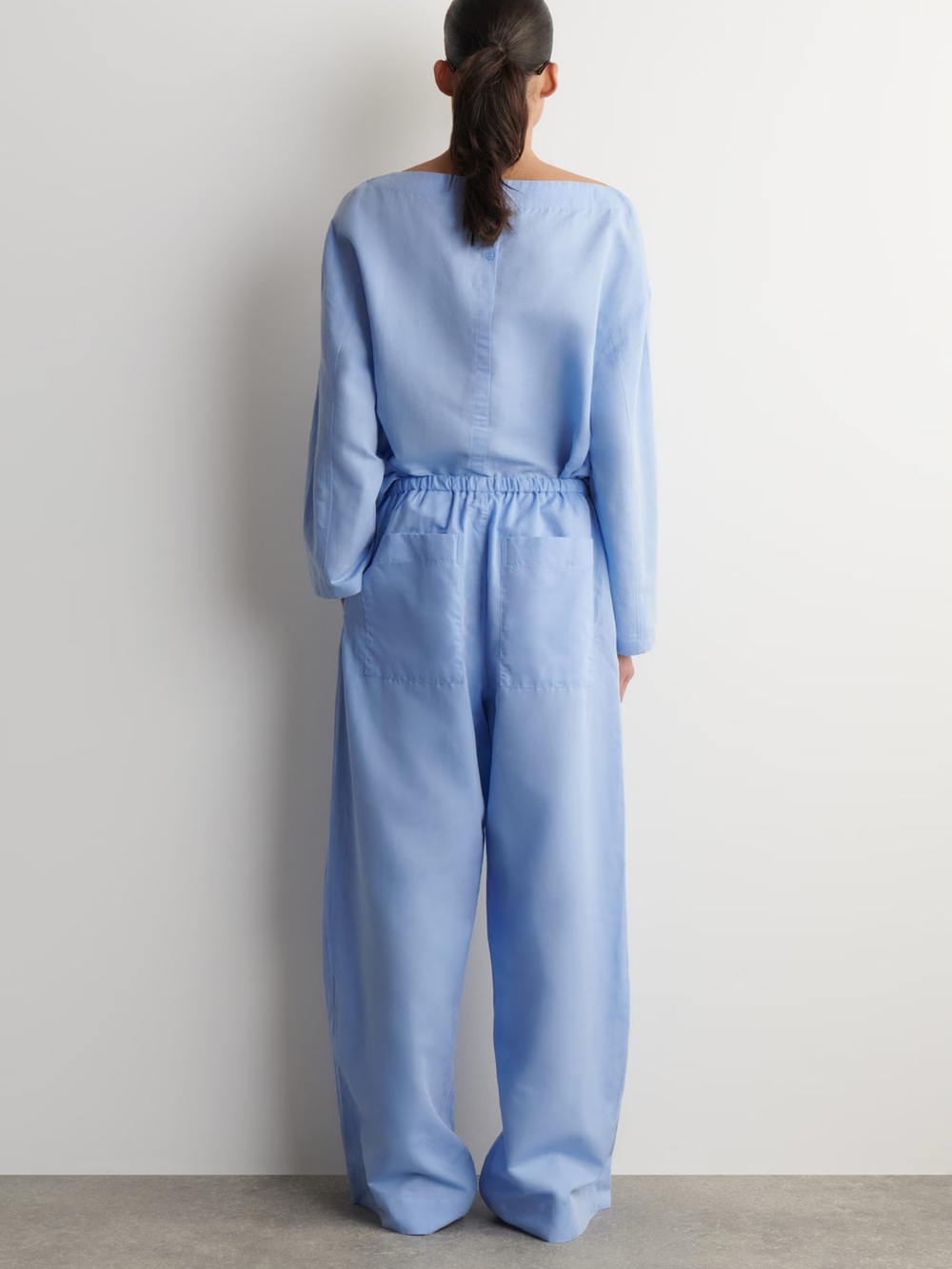 NWT (size 6) COS WIDE-LEG LINEN DRAWSTRING PANTS - Picture 3 of 10